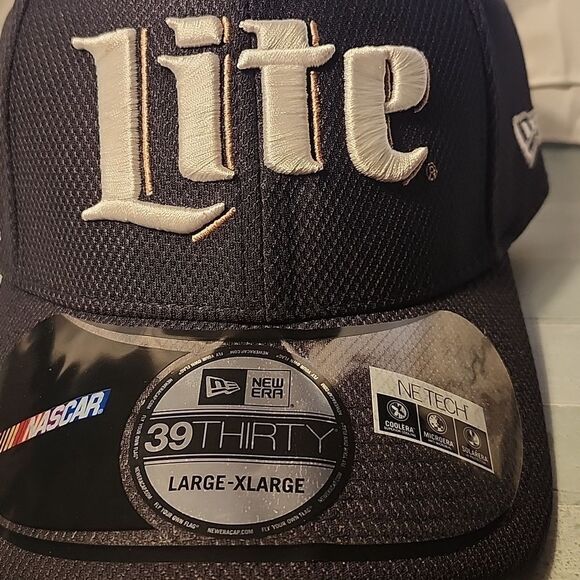 Nascar Miller Lite Brad Keselowski Stretchfit Hat - New - Picture 2 of 8